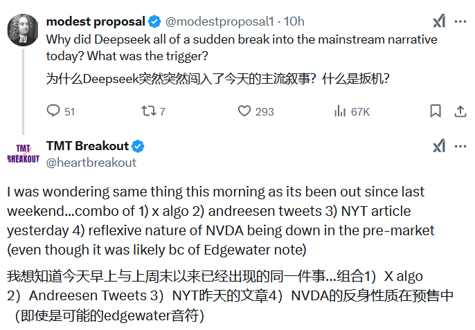 皇冠信用网申请_一夜间皇冠信用网申请，DeepSeek在美国刷屏，股民们焦虑“这是在做空英伟达吗？”